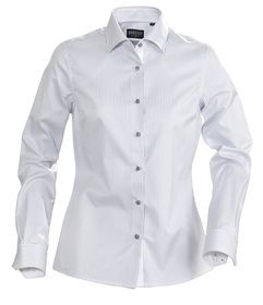 Рубашка женская в полоску RENO LADIES, серая, размер 
S-XL